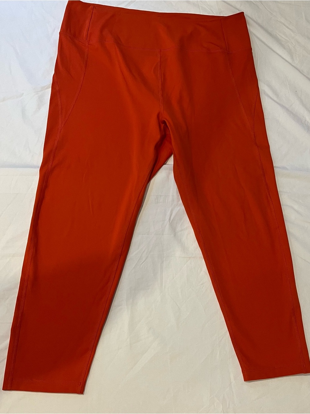 Girlfriend Collective Terrace Burnt Orange Compressive High Rise Leggings 4XL